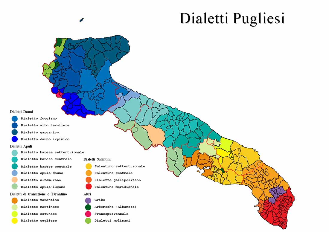 Puglia cartina